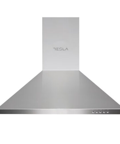 Абсорбатор Tesla DC600SX, Коминен, 125 W, 400 m3/h, 2 алуминиеви филтъра, 62 dB, 3 скорости, Инокс